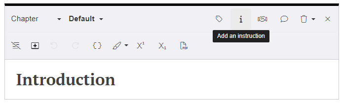 How to create instructions in a master – Help Center XaitProposal